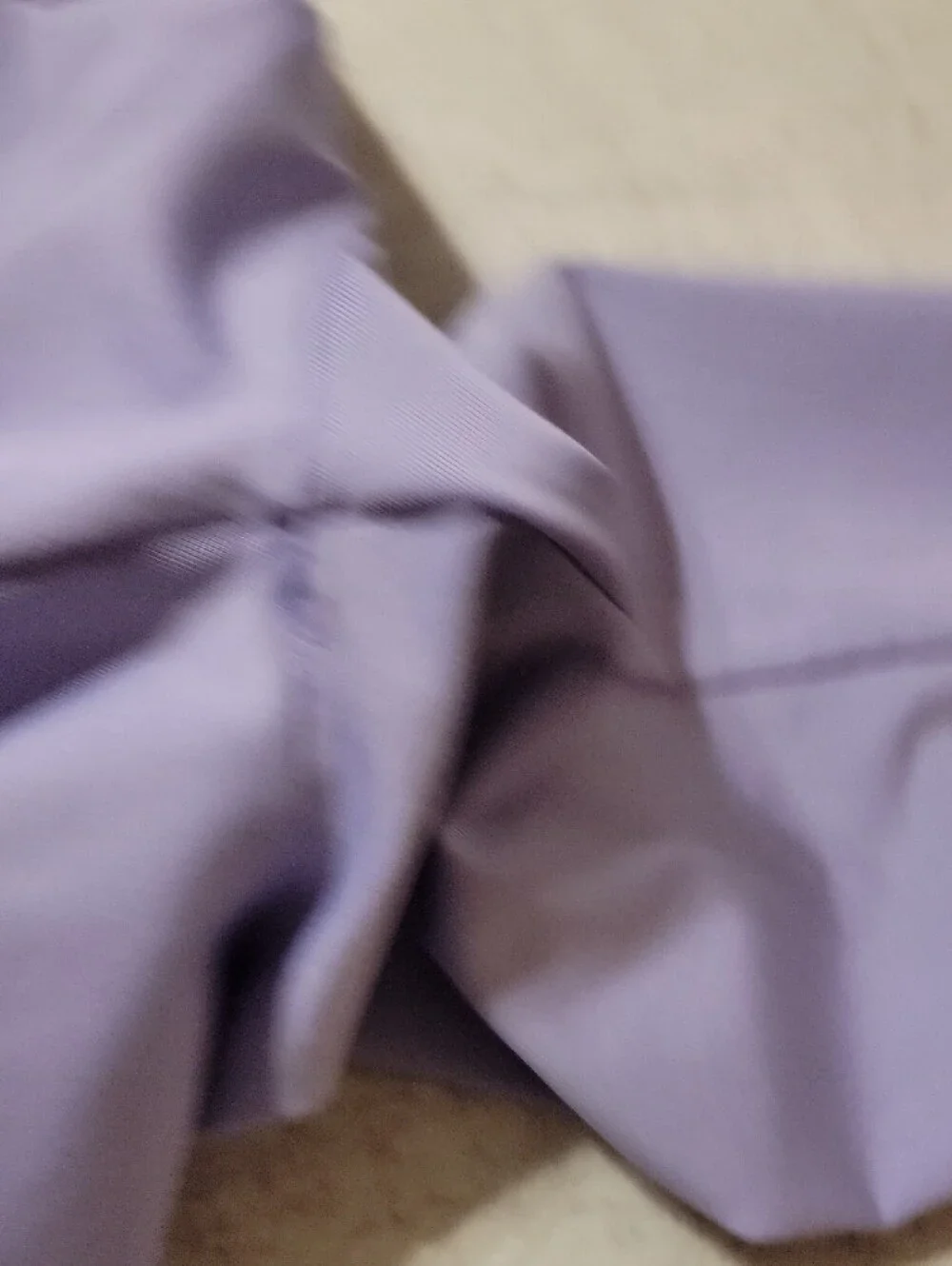 Alo Yoga High Waist V Front Leggings Lilac Purple XS Flawed